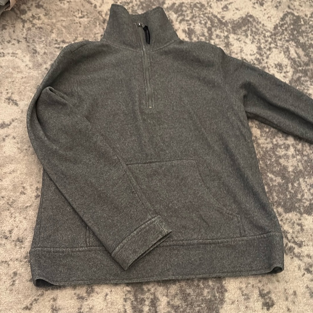 dark grey sweater